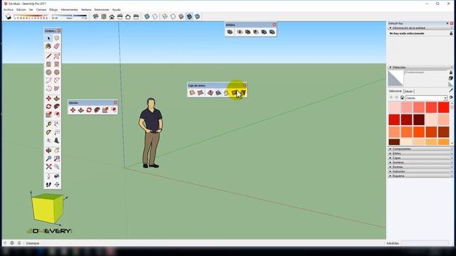 Sketchup Pro 2017 - 07 Las Barras de Herramientas смотреть онлайн