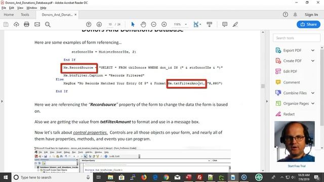 MS Access VBA Programming - Responding To User Actions смотреть онлайн