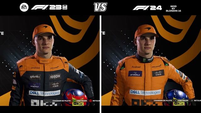 F1 23 VS F1 24 смотреть онлайн