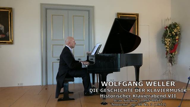 Sibelius, Klavierstück op. 99 Nr. 3 ("Souvenir"), Wolfgang Weller 2018. смотреть онлайн