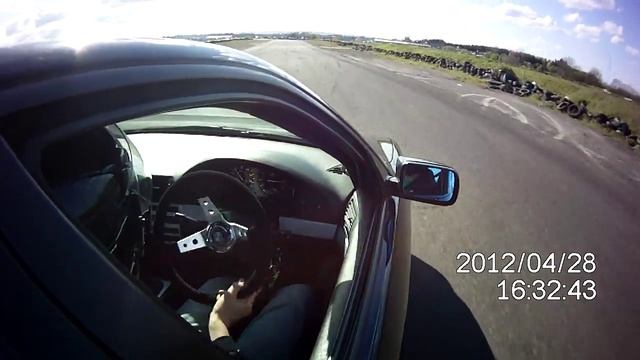 Aghadowey Drift Day 28-4-12 Bmw V8 E39 540i (2) On Board.MOV