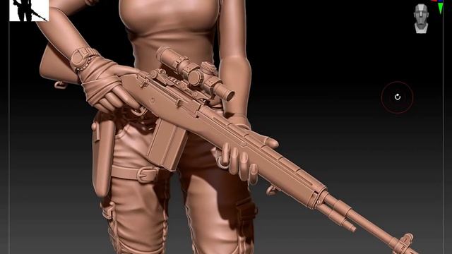 M14 Rifle 3ds max Modeling (ft.Zbrush) #3dsmax#hardsurface#modeling#zbrush смотреть онлайн