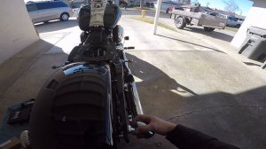 2013 Fat Bob to Wide Glide - Rear Fender Swap - Fat Bob Mod #12