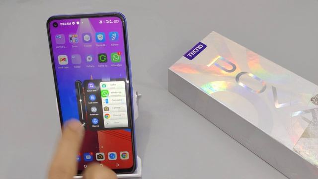 How To Take Screenshot In Tecno Pova,Pova 2 | Screenshot Setting | Three Finger Screenshot Kaise Le