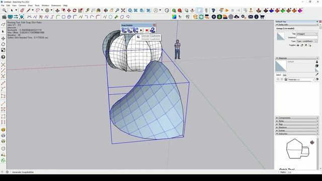 sketchup tutorial - how to use soap skin bubble plugin | create tensile model in sketchup смотреть онлайн