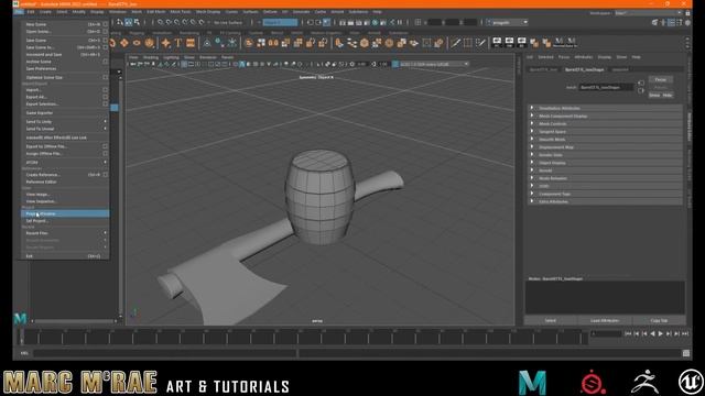 Introduction to Modelling in Maya • Load/Save/Import/Export Options смотреть онлайн
