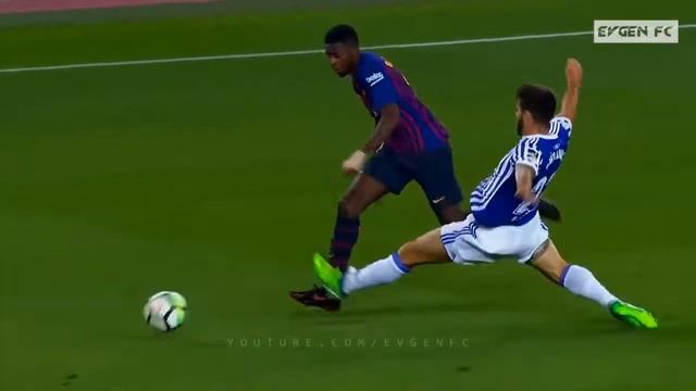 ЧУМОВЫЕ ФИНТЫ УСМАНА ДЕМБЕЛЕ ЗА БАРСЕЛОНУ 2019 смотреть онлайн