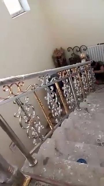 перила для лесница. Мастер Бахром тел - 915889378. смотреть онлайн