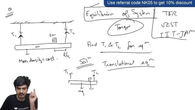 Mechanics: Equilibrium of System Part 1 | IIT JAM Physics | Let's Crack IIT JAM | Nitin Kumar смотреть онлайн