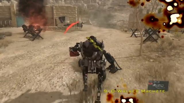 MGSV: Phantom Pain - Top 16 D-Walker Moves (Metal Gear Solid 5)