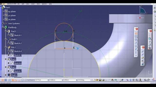 CATIA V5 | Part Design Brush up | Important Commands Unlocked | CAD Tutorials смотреть онлайн