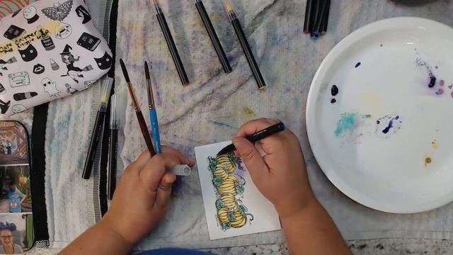 Using Watercolor Brushpens for Watercolor Cards смотреть онлайн