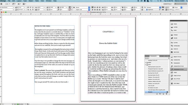 InDesign book template demo смотреть онлайн