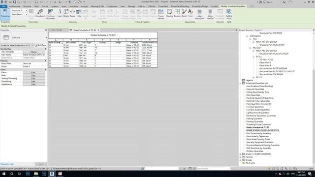 Part 26: How to Create Rebar Schedule , Shop Drawing of Pile Cap || Cambo C&E смотреть онлайн