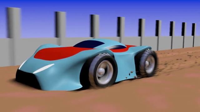 Vector Blur Test Race Car - A Blender Animation (DEMO) смотреть онлайн