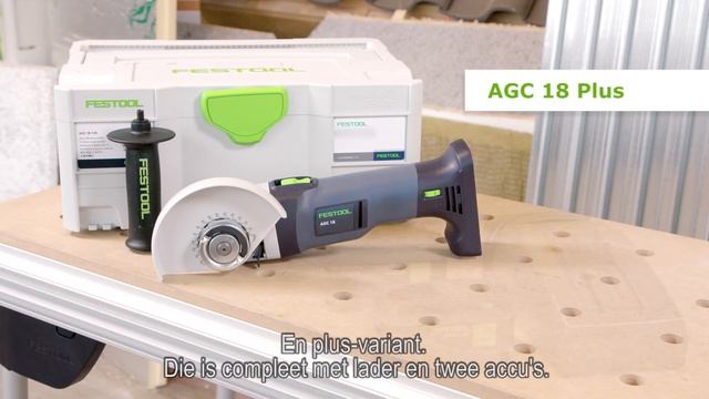 De voordelen van de Festool accu-haakse slijper AGC 18 | Festool NL
