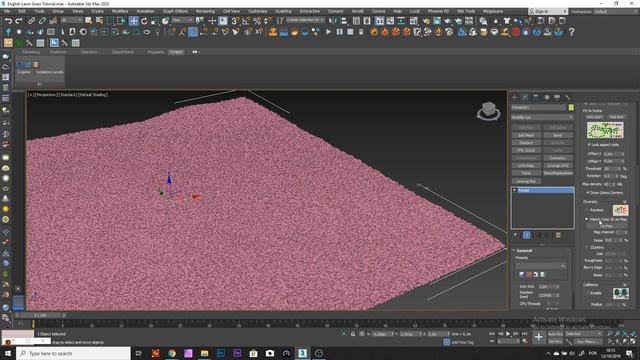 English 3D Lawn grass tutorial смотреть онлайн