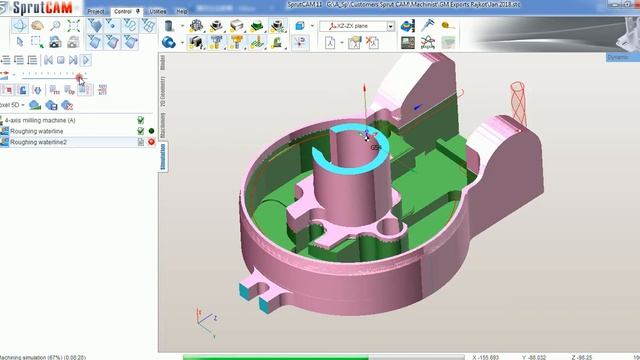 SprutCAM 3d machining смотреть онлайн