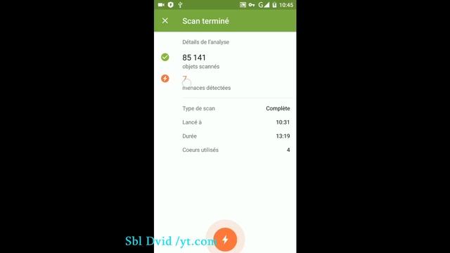 Test scanne Dr Web android/ sur dossier virus/ tuto FR (part 02 смотреть онлайн
