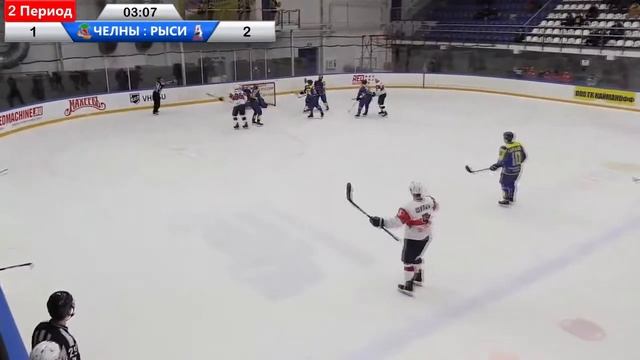 ХК Челны - Красноярские Рыси 3:4 (23 декабря 2020) смотреть онлайн