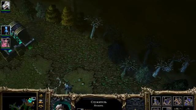 Warcraft III Curse Forsaken-Вторжение Отрекшихся-Прохождение за Нежить-#4 смотреть онлайн