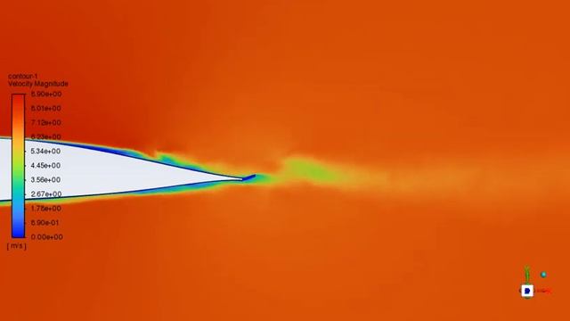 Ansys Fluent, Flow over airfoil with serration to reduce trailing edge noise смотреть онлайн