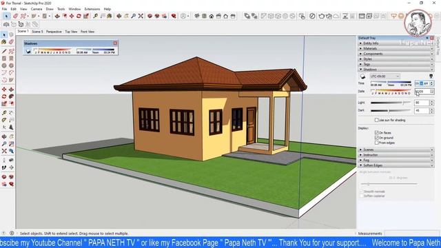 SketchUp | View Menu Bar | Shadow | Tagalog смотреть онлайн