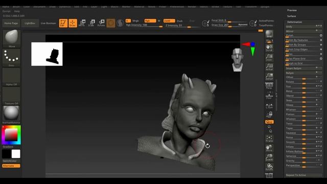 zbrush 2021 timelapse: Dyesebel concept | 3d modeling dynamesh смотреть онлайн