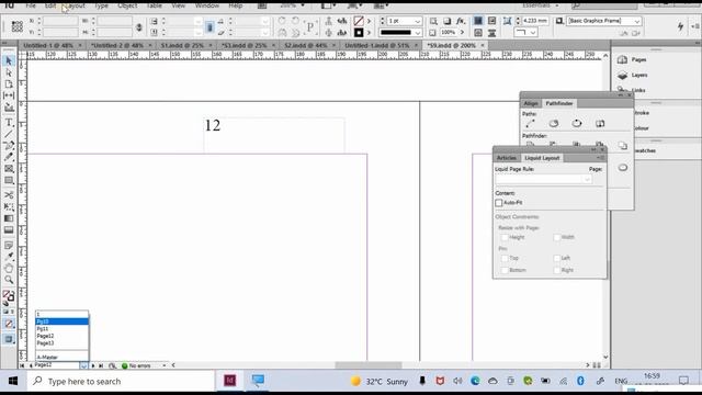 INDESIGN CS6: LAYOUT MENU смотреть онлайн