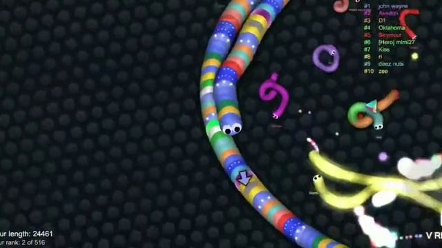 Slither.io) #2 набрал 50 000