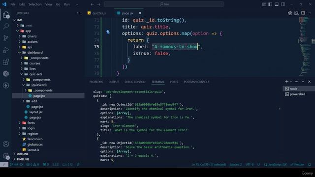 142 -Create Course Quiz Option Part 5 смотреть онлайн