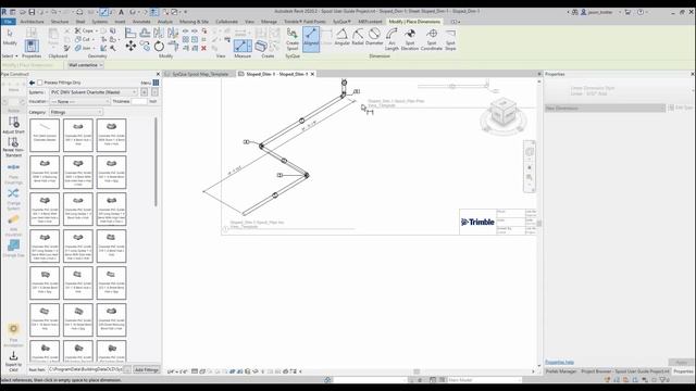 Spool User Guide Part 6: Dimensioning Sloped Pipe смотреть онлайн
