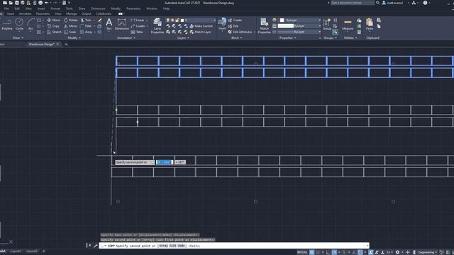Warehouse Design AutoCAD (Pt. 9) - Pallet Racking смотреть онлайн