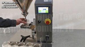 Настольный шнековый дозатор для сыпучих продуктов. Фасовка порошка. Фасовочное оборудование.