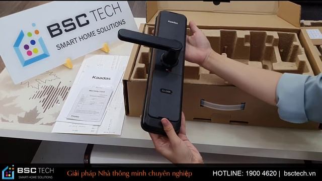 Đập hộp khóa thông minh Kaadas L7 | BSC TECH Smart Home Solutions смотреть онлайн