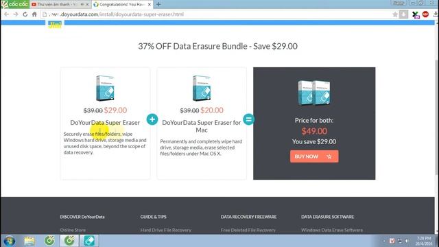 DoYourData Super Eraser version 3.0 + Key Active - Give Away - Jini Giải Trí смотреть онлайн