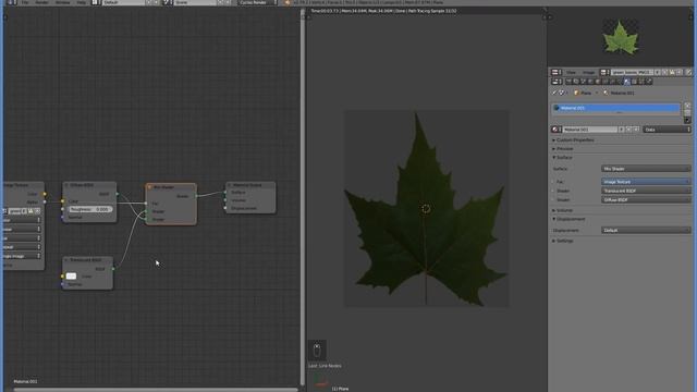 Blender Tutorial.How to make a leaves in blender смотреть онлайн