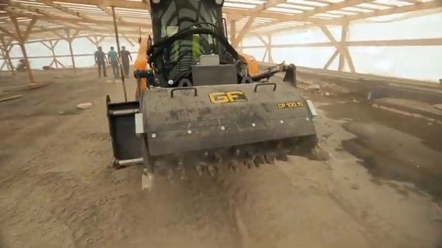 CP10015 Фреза Бетонная GF GORDINI работает в деловом центре MoscowCity