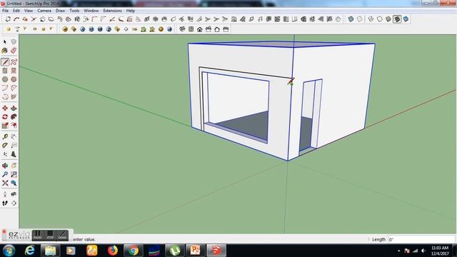How to create Beginner Level Room in Google Sketchup 2016 смотреть онлайн