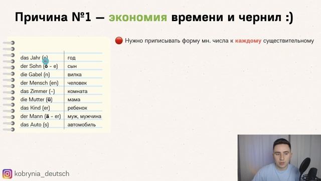 🇩🇪 Plural | Как множественное число крадет вашу энергию | Открытый урок
