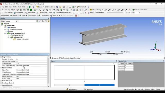 ANSYS Tutorials - Large Deflection Analysis with Variable Load смотреть онлайн