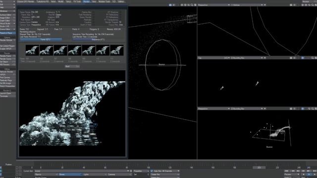 Lightwave 3d Hypervoxel WaterFall with Collision Test смотреть онлайн