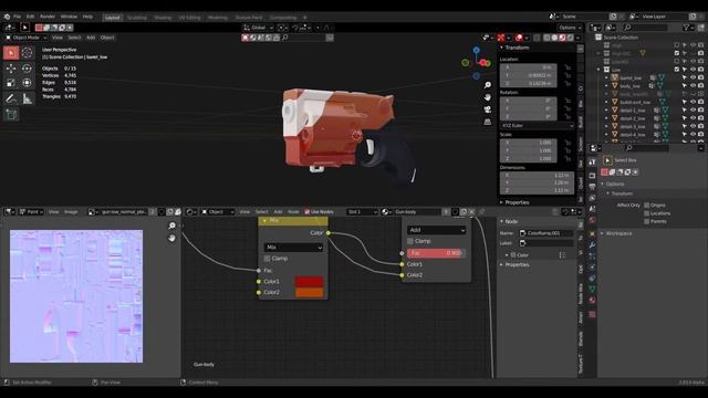 Texture painting in Blender 2.93 - 2 смотреть онлайн