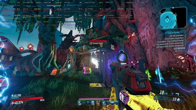 Borderlands 3 True Trials 9800X3D 7900XTX 1440