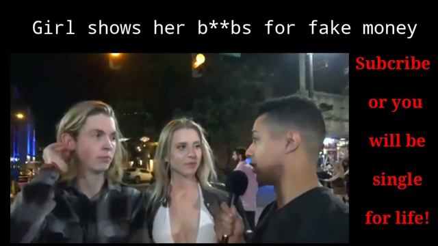 Girl Shows Her Boobs | Flashing Tits For Fake Money| Viral Video