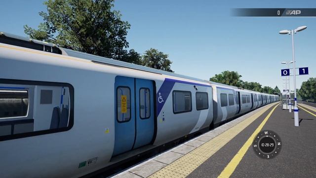 Train Sim World 3: Thameslink Class 700/0 EMU Departing from Rainham смотреть онлайн