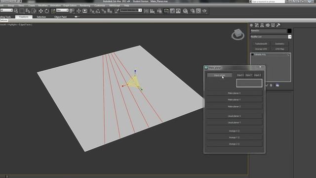 3ds Max make planar maxscript смотреть онлайн