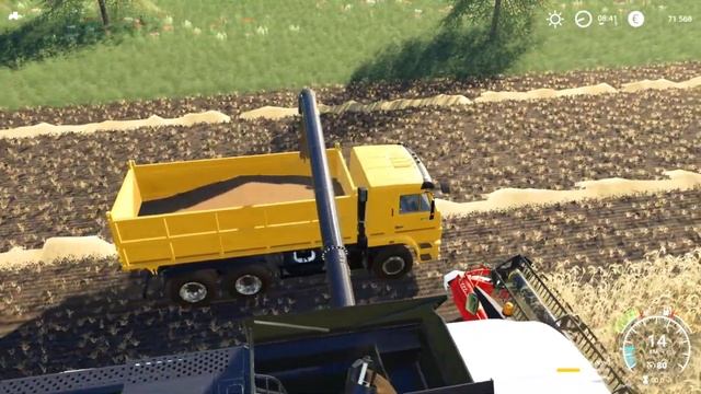 Farming Simulator 2019. ВАРВАРОВКА. ГРУЗОВОЙ АВТОМОБИЛЬ КАМАЗ 45143-6012. смотреть онлайн