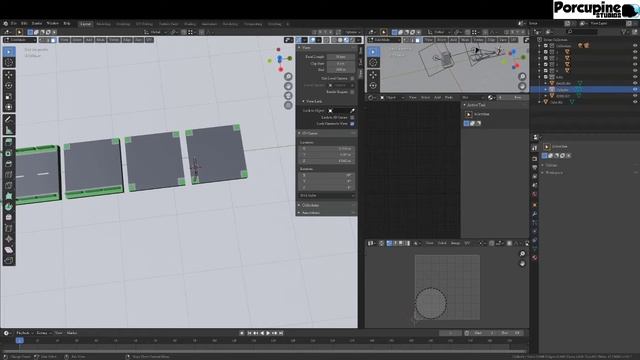 blender 2.82 Timelapse modeling - Pixel art road смотреть онлайн