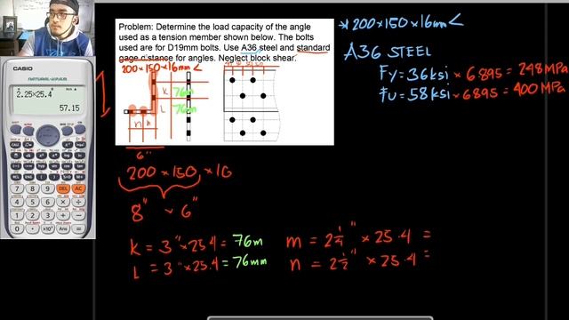Steel Design: Analysis of Tension Members with Staggered Bolt Connection PART 1 (NSCP 2015) смотреть онлайн